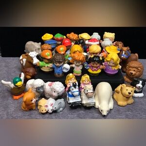 Fisher Price Little People Figure and Animal LOT (x37)